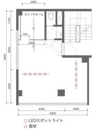 ハイ！ギャラリーの間取り図