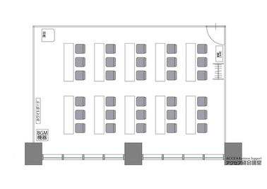 東京会議室 アクセア会議室 麹町店 第5会議室の間取り図