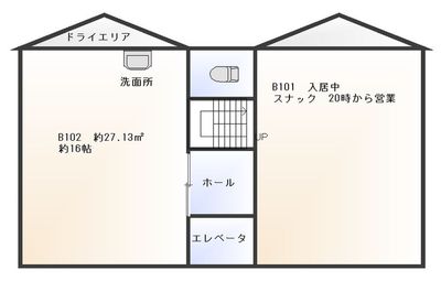 Studio　Les　Ailes　（スタジオ　レゼル）の間取り図