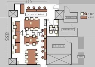 グレーの箇所以外はご利用いただくことができます。 - ateRing(エイトリング)丸の内駅から徒歩2分の貸しスペース ateRing丸の内駅から徒歩2分のレンタルスペースの間取り図