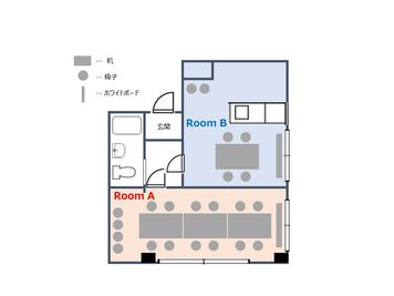 LEAD conference 赤羽 room Aの間取り図