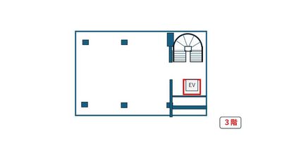 ３階 - 公益財団法人水交会　クラブ水交 公益財団法人水交会　クラブ水交　会議室（3階）の間取り図