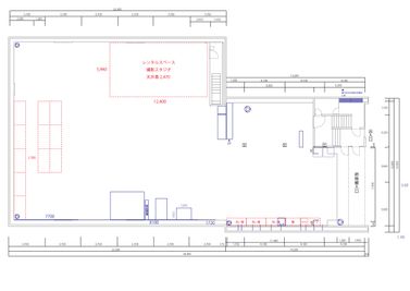 商品撮影スタジオRIG 撮影スペースの間取り図