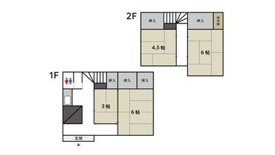 【駒込和風ハウス】 駒込和風ハウス【法人商用撮影プラン】の間取り図