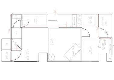 見取り図 - スタジオハムスター２匹目の間取り図