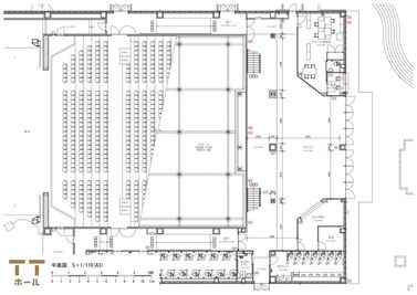 クールジャパンパーク大阪 クールジャパンパーク大阪・中ホールのロビーのみ。の間取り図