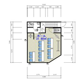 ブルースペース上野御徒町 セミナー会場の間取り図