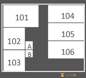 【閉店】TIME SHARING 秋葉原ISM 102の間取り図