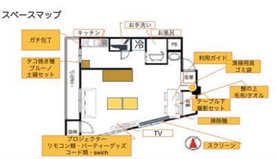 #ヤスオGoburin401【新宿/歌舞伎町】_007 【新宿/歌舞伎町】【8~14名様専用】の間取り図