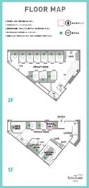 SoloTime 大井町 MEETING ROOM（6名用完全個室）の間取り図