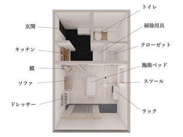 間取り図 - レンタルサロン LOHASIS LOHASIS 所沢の間取り図