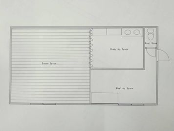 シェア・スタ　神戸三宮 レンタルスタジオ　の間取り図