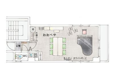 間取り図 - NOOKBASE（ヌークベース）日吉 おおべやの間取り図