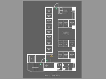 H¹T秋葉原中央北口 ROOM W 09の間取り図