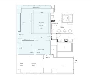 間取り図 - アルルフォトスタジオの間取り図