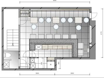 BAR PIPOPIPO 新橋の間取り図