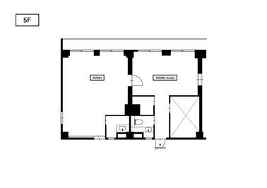 目黒店 -ROOM1-の拡大簡易図面 - GOBLIN.目黒店 -ROOM1- / 5Fの間取り図