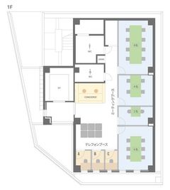 BIZcomfort大宮西口 1名用個室(テレフォンブース)の間取り図