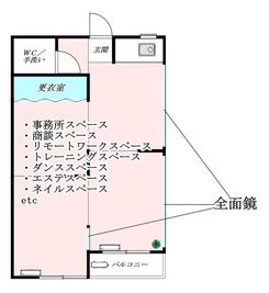 Lumiere Space Kunoshiro 多目的スペースの間取り図