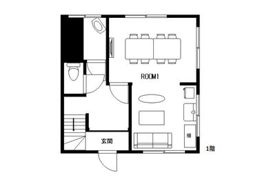 COCODE初台【A棟】 【ROOM2】地域最安値級☆の間取り図