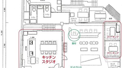 レンタルスペース 絆JAPAN内 会議室の間取り図