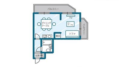 Loff roomの間取り図