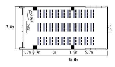 レイアウト - SMG/ 四ツ橋・近商ビル ＳＭＧ貸し会議室/近商ビル10階A室の間取り図