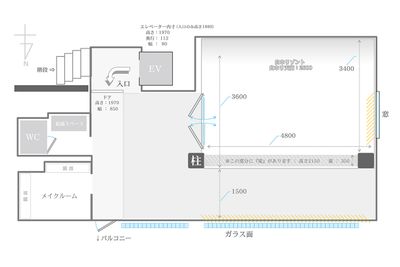 株式会社ファイブシーズン Oto.STUDIOの間取り図