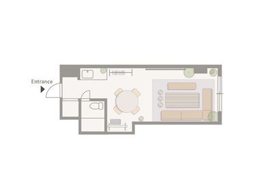 間取り図 - たまりば関内馬車道 Castleの間取り図