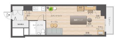 渋谷レンタルサロンYou 完全個室プライベートサロンの間取り図