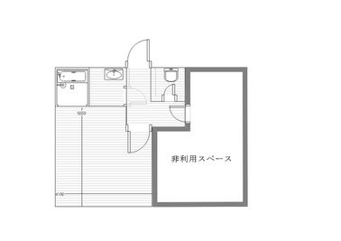 Tasuki Work 高田馬場徒歩4分の無垢材会議室の間取り図