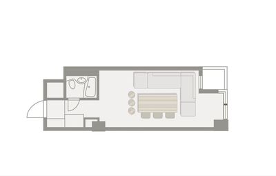 たまりば六本木一丁目の間取り図