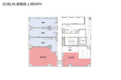 GOBLIN.赤坂店 -LIBRARY-の間取り図