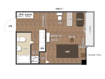 レンタルサロンKuraKura柏 癒し北欧スタイル💐の間取り図