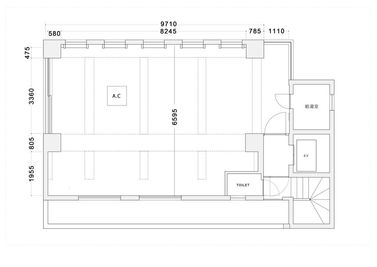 図面 - BLINK STUDIO ブリンクスタジオ　スチール撮影用スタジオの間取り図