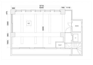 図面 - BLINK STUDIO ブリンクスタジオ　動画撮影用スタジオの間取り図