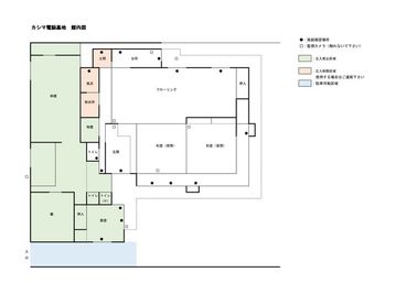 建物全体の間取り図です。 - カシマ電脳基地 一棟貸しの間取り図