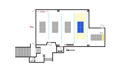 BUZZピンポン 清水店 BUZZピンポン 清水店【コートNo.４】の間取り図