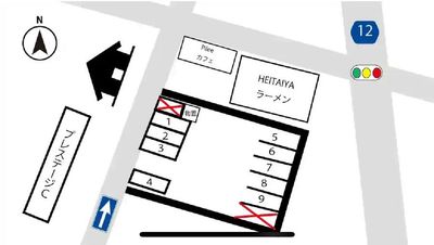 名鉄　桜町前駅近パーキング 名鉄 桜町前駅近パーキング の間取り図