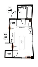 レンタルサロン「パレオ」 レンタルサロン恵比寿の間取り図