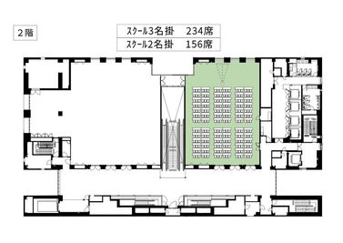 サンライズビル大阪  【サンライズビル大阪】ホールCの間取り図