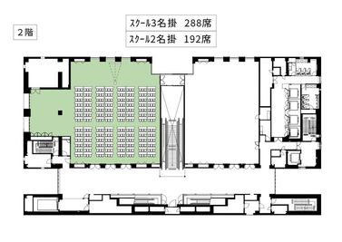 サンライズビル大阪  【サンライズビル大阪】ホールBの間取り図