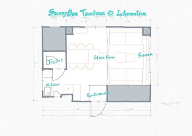 SunnyBox名古屋 富善ビル店 推し活部屋_名古屋伏見パーティールーム_富善ビルの間取り図