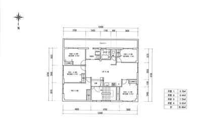 ArtSpaceMONNAKA｜江東区門前仲町 5LDK＋屋上スペースの間取り図