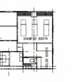 times salon栄　タイムズサロン栄 シェアサロン　個室カットブース　美容所登録済みの間取り図