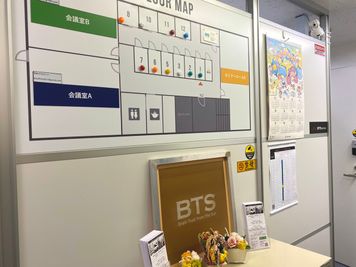 BTSオフィス 6階会議室Aの入口の写真