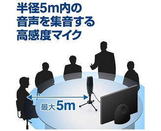 多人数でのWeb会議でも音声しっかり拾えます。 - TSUBAKI船橋 TSUBAKI船橋スペースの設備の写真