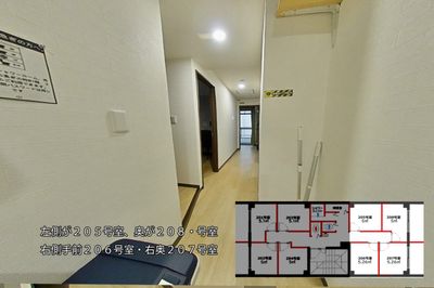 グリーンハウス　新宿市谷 新宿市谷 -206号室貸切個室の室内の写真