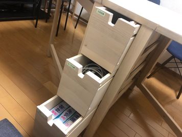 テプラを貼ってますので正しく元に戻して下さい。 - JK Room 新宿三丁目 隠れサロン💅🏻施術ベットの室内の写真