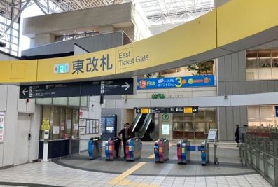 東改札を出て左方向へ - my place たまプラーザ 田園都市線 駅近のテレワークスペース、ヨガ・バイオリンのレッスンのその他の写真